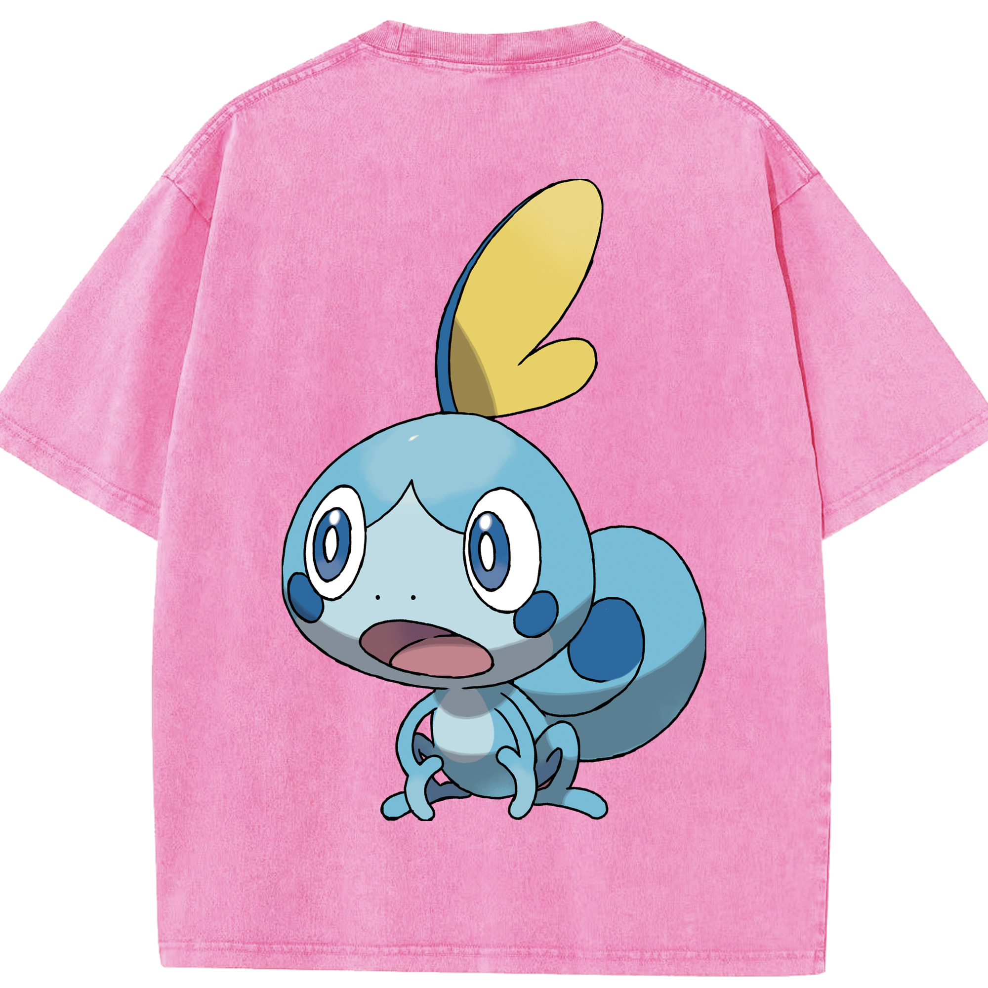 （画像用） ポケットモンスター Pokémon 綿100% ヴィンテージ風 半袖Tシャツ（背面プリント）